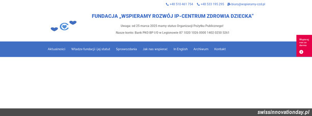 fundacja-wspieramy-rozwoj-ip-centrum-zdrowia-dziecka